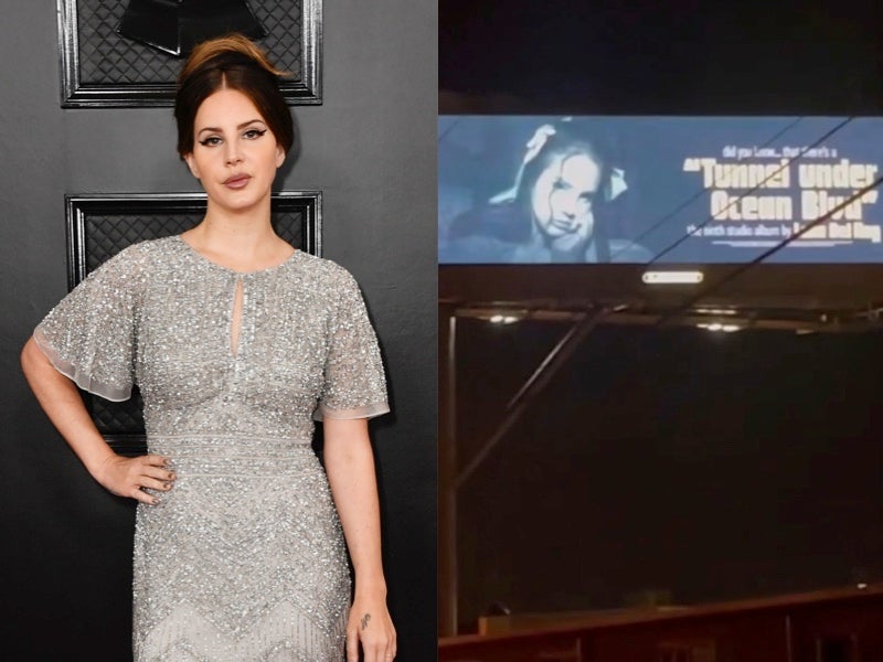 Lana Del Rey promotes new album with a single billboard and it’s in